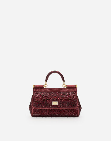 Dolce & Gabbana حقيبة يد سيسيلي صغيرة بنفسجي BB7116A5645