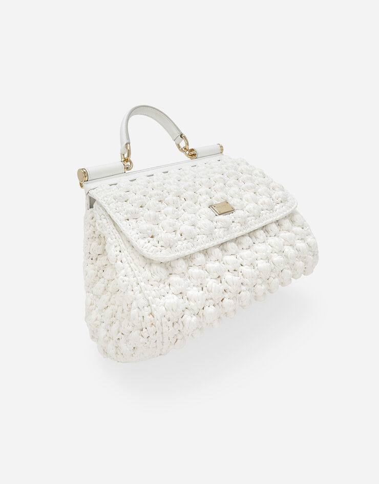 Dolce & Gabbana Bolso de mano Sicily grande Blanco BB6002AY208