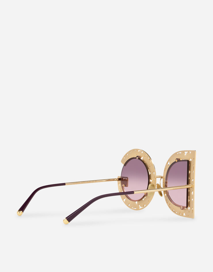 Dolce & Gabbana Sonnenbrille DG crystal GOLD GLÄNZEND UND MULTICOLOR-KRISTALLE VG2230VM27W