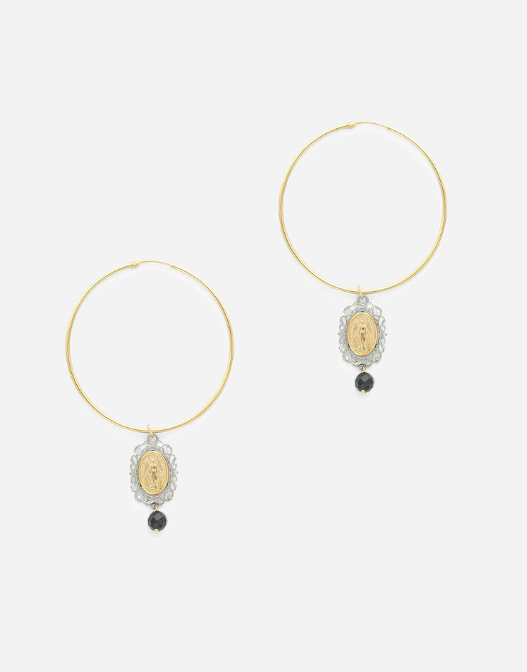 Dolce & Gabbana Sicily hoop earrings Gold WEDS5GWSLE1