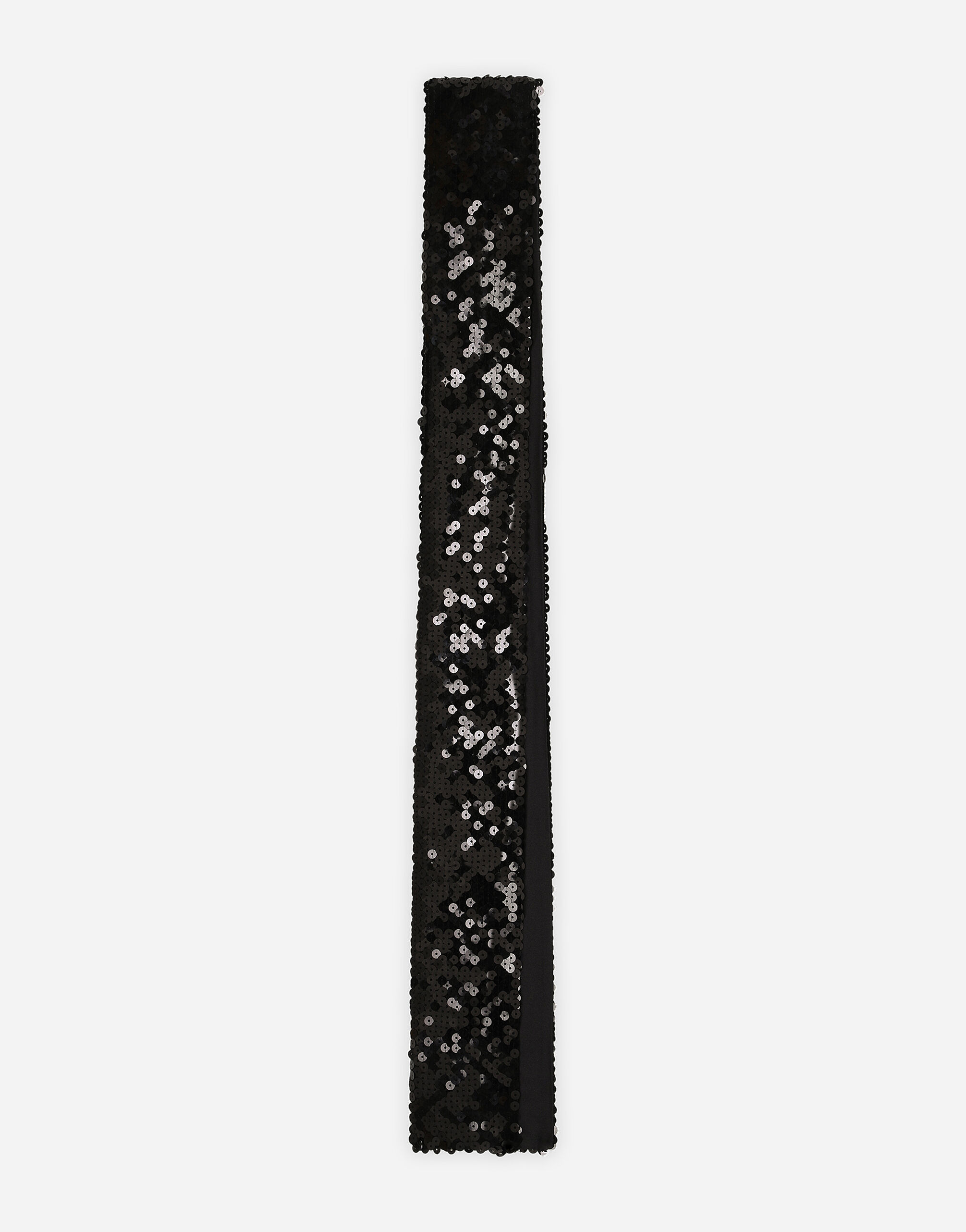 Dolce & Gabbana Sequined scarf Black GQ340EFLSEP