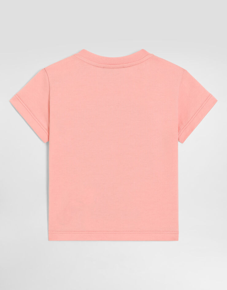 Dolce & Gabbana Jersey t-shirt with print Pink L2JTITG7P5V