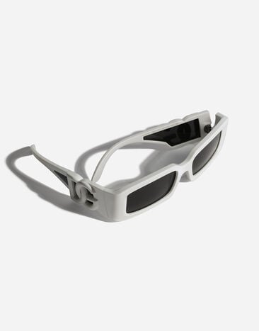 Dolce & Gabbana نظارة شمسية DG PLUMPED أبيض VG619BVN287