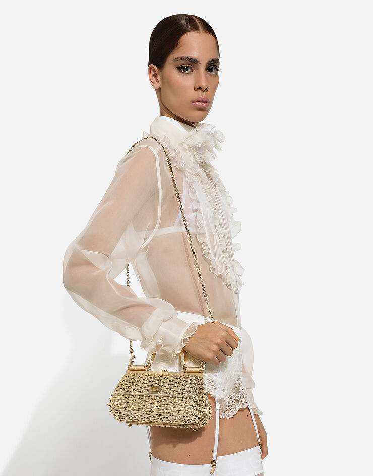 Dolce & Gabbana Bolso de mano Sicily Box Dolce & Gabbana Bolso de mano Sicily Box Dorado BB7618AU766