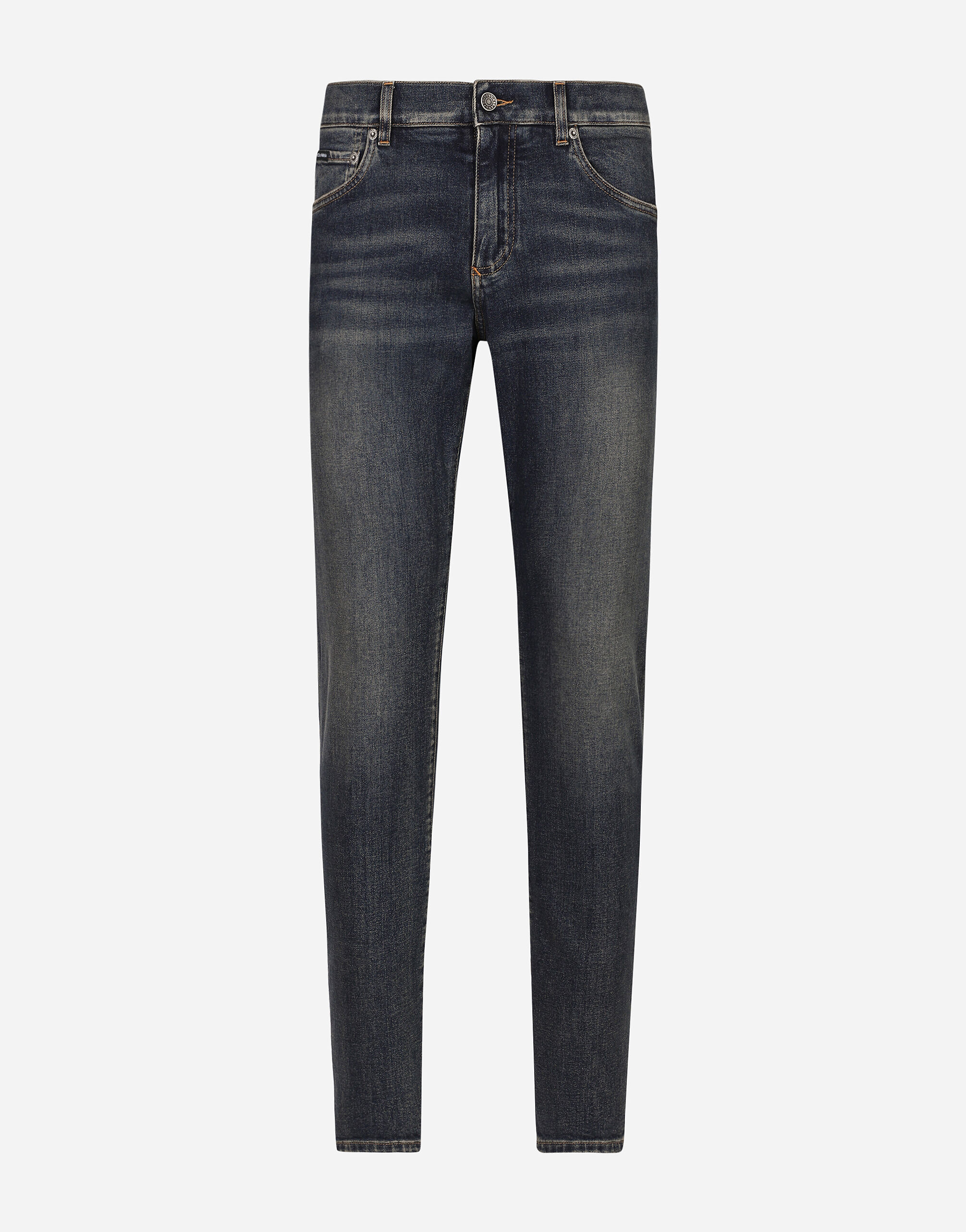Dolce & Gabbana Slim-fit stretch denim jeans Multicolor G5LY0DG8LA5