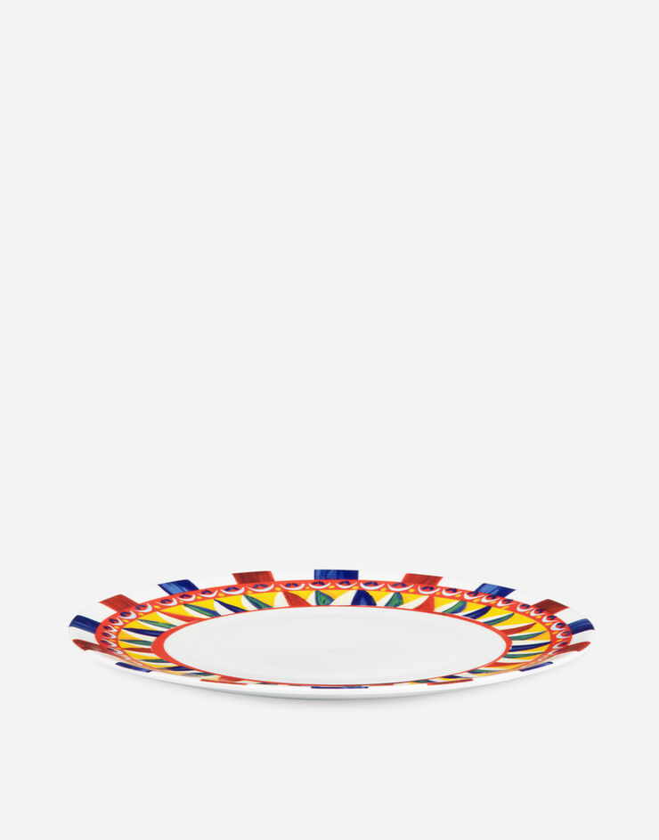 Dolce & Gabbana Assiette de présentation en Porcelaine Multicolore TC0010TCA31