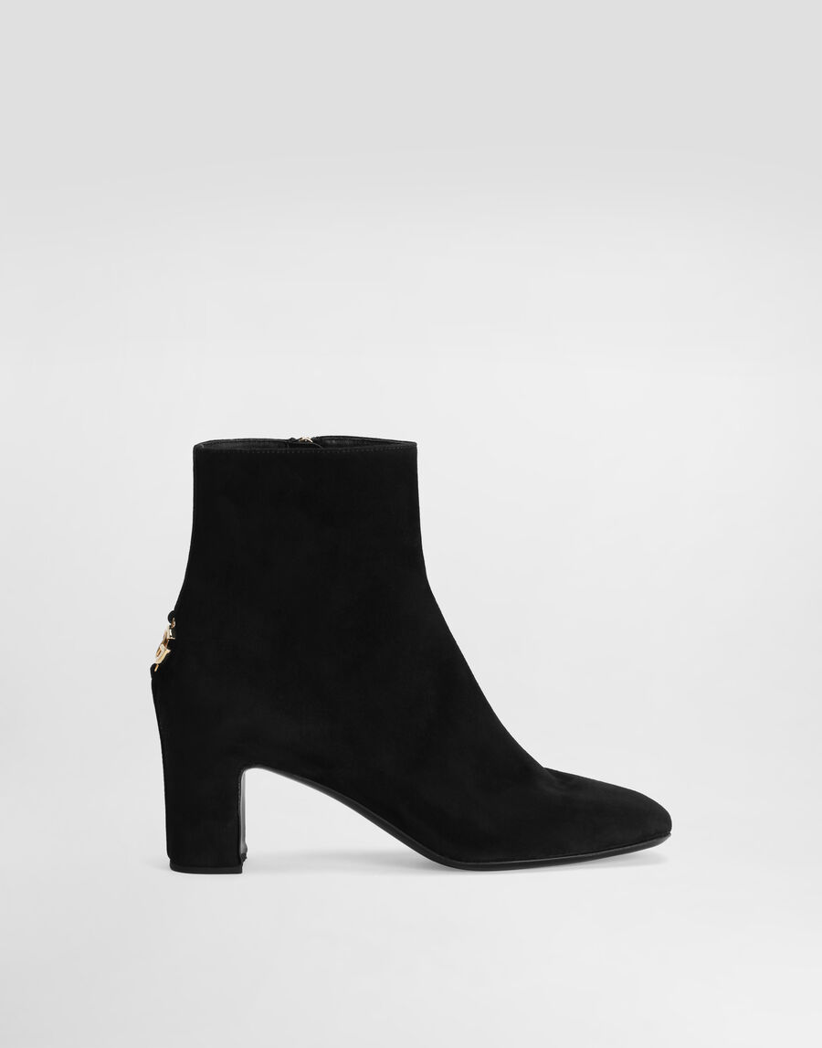 Suede ankle boot