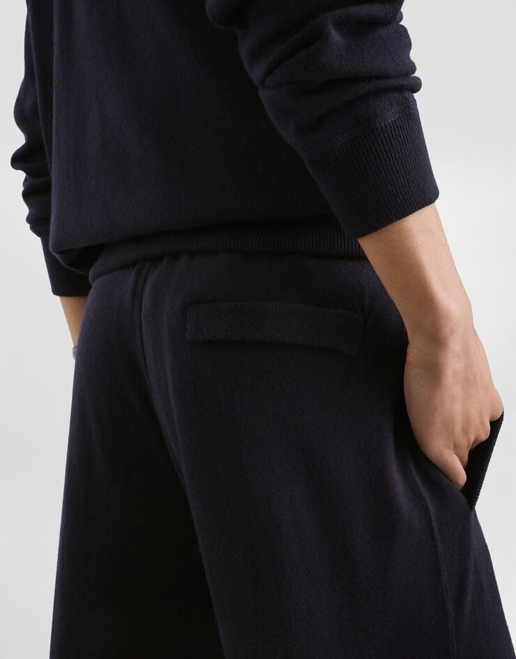 Dolce & Gabbana Smooth cashmere trousers Blue GXU27ZJBWIR