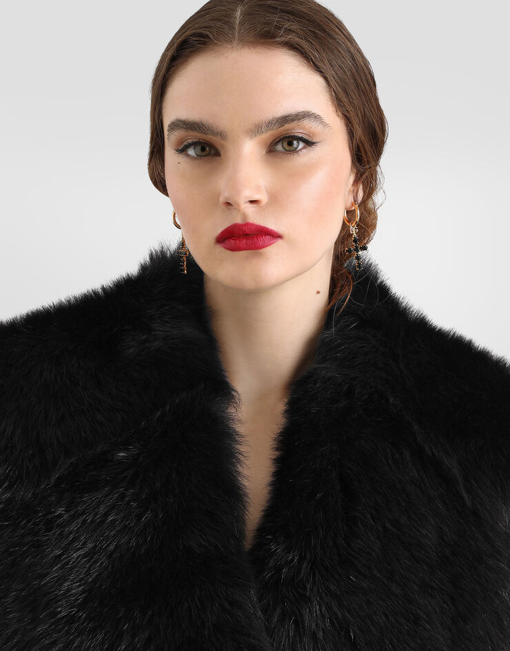 Dolce & Gabbana Double wool gabardine coat Dolce & Gabbana Double wool gabardine coat Black F0X1OZFU272