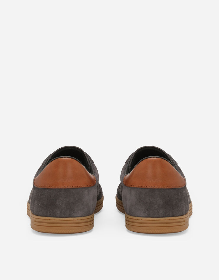 Dolce & Gabbana Sneaker Saint Tropez aus Veloursleder Lila CS2256A5164