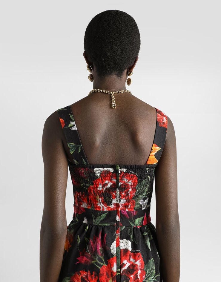 Dolce & Gabbana Flower-print dress Print F6TZZTFSRQT