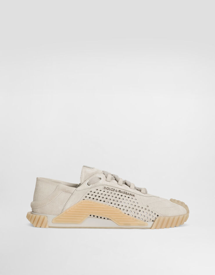 Dolce & Gabbana Mixed-materials NS1 slip-on sneakers Silver CS2286AS707