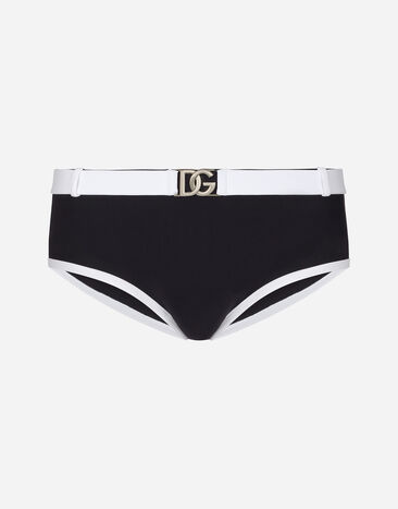 Dolce & Gabbana Slip de baño Brando David Imprima M4A13TFIM4R