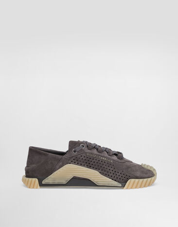Dolce & Gabbana Mixed-materials NS1 slip-on sneakers Beige A10867A9M63