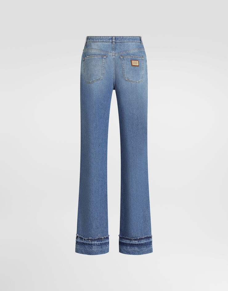 Dolce & Gabbana Pantalon cinq poches en denim Dolce & Gabbana Pantalon cinq poches en denim Multicolor FTDKQDG8PI1