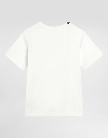 Dolce & Gabbana T-shirt en jersey à logo DG Blanc L4JTHUG7O7V