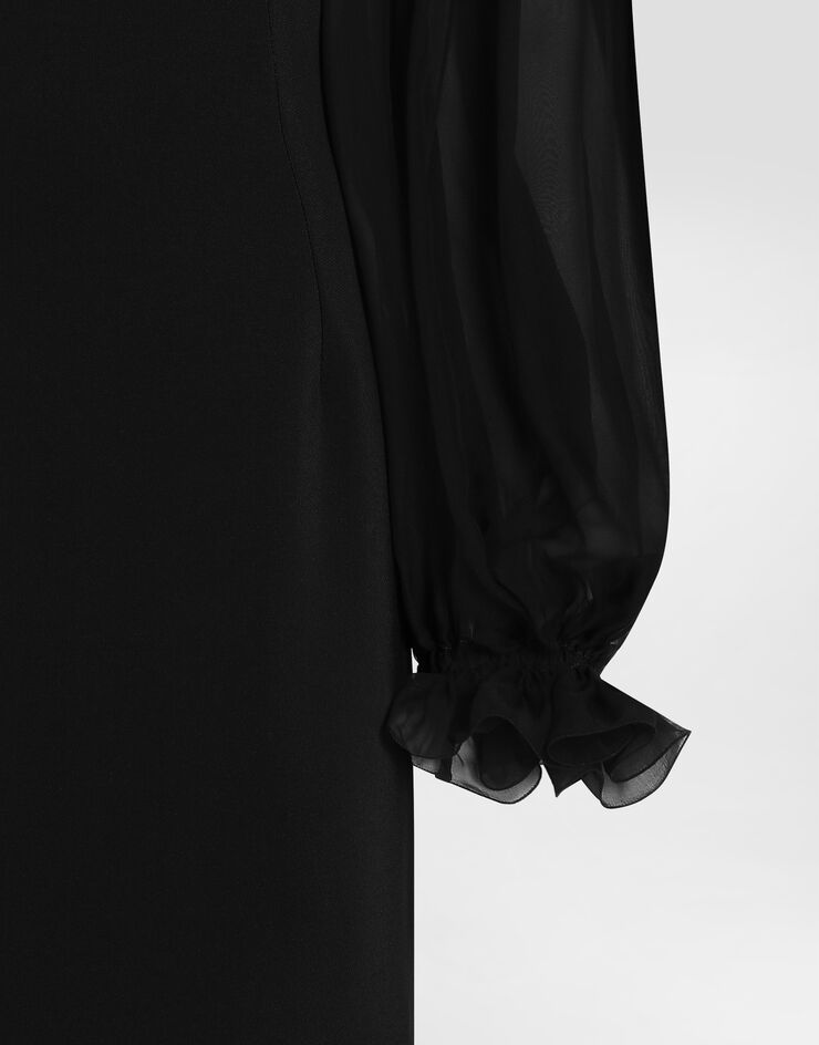 Dolce & Gabbana Structured cady dress Black F611DTFUIAH