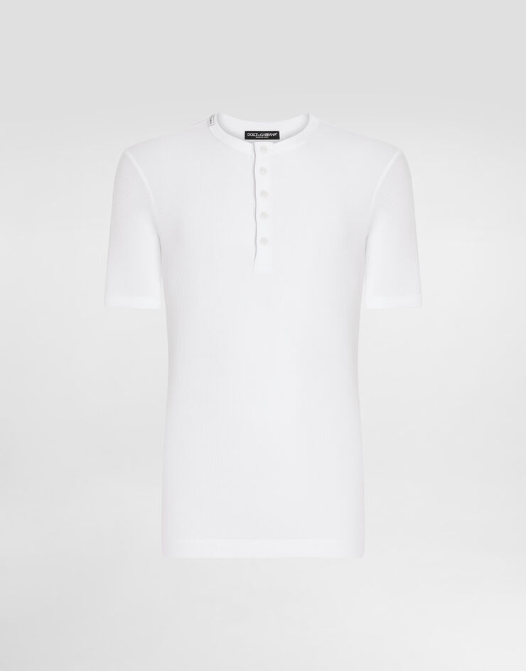 Dolce&Gabbana 细罗纹棉质 SERAFINO T 恤 白 G8MC5TFU7AV