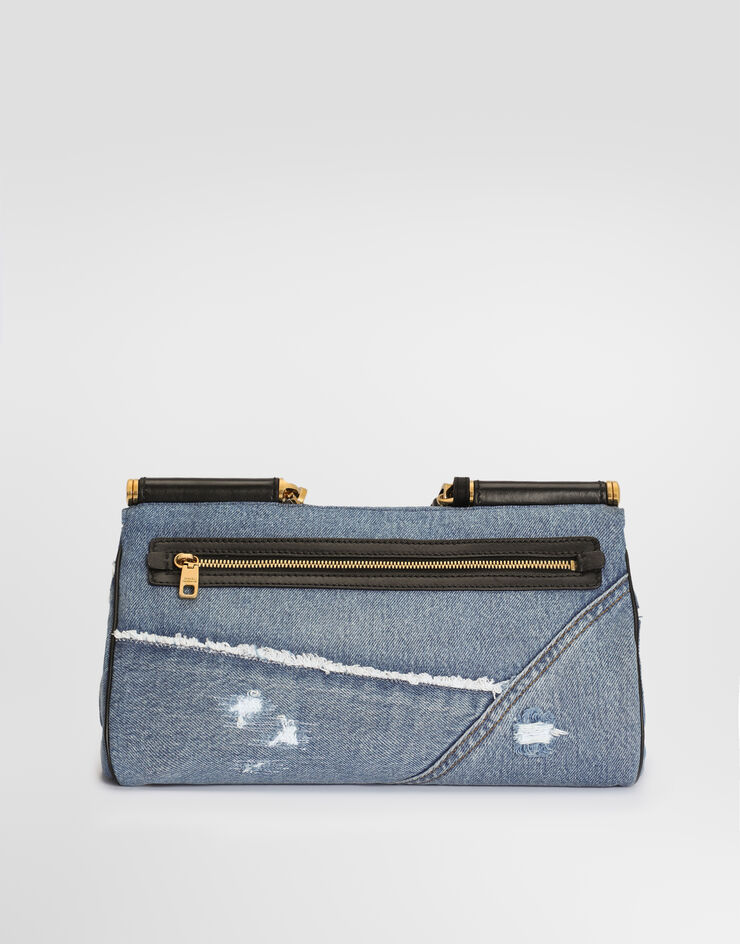 Dolce & Gabbana Sac à main My Sicily en denim Multicolor BB7782BG682