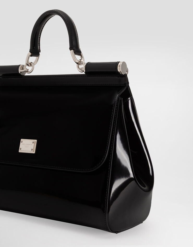 Dolce & Gabbana Bolso de mano Sicily grande Negro BB6002AI413