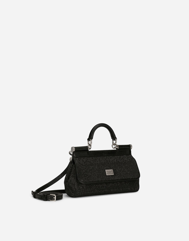 Dolce & Gabbana  Sac à main Sicily petit format Noir BB7116AN154