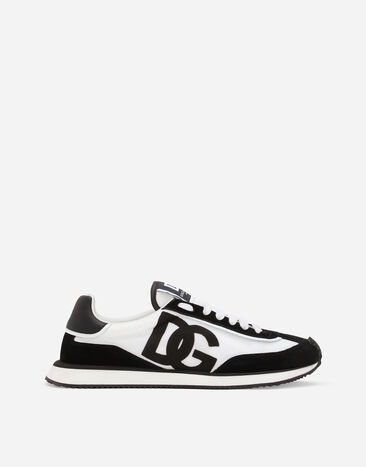 Dolce & Gabbana Mixed-material DG CUSHION sneakers Blue CK2288A6N32