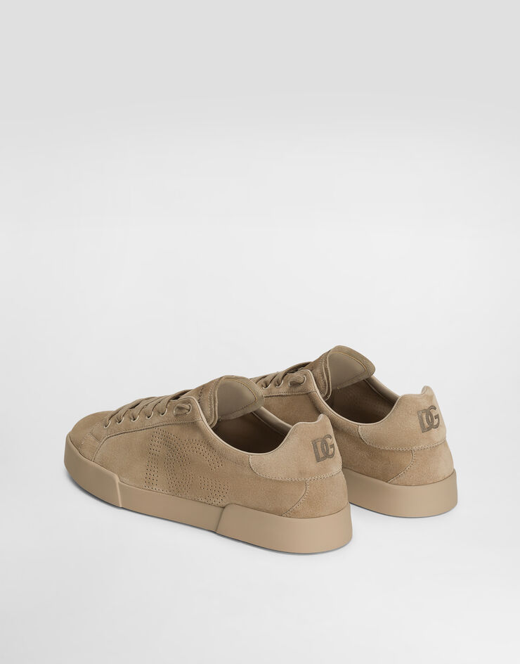Dolce & Gabbana Zapatilla Strobel Portofino Light en piel de becerro Beige CS2324A9T67