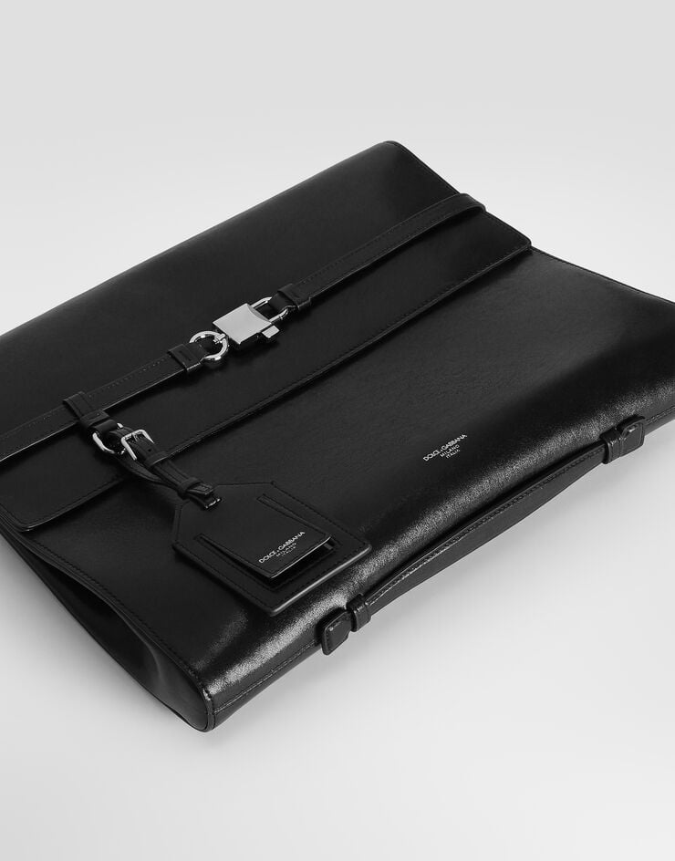 Dolce & Gabbana Lock calfskin clutch bag Dolce & Gabbana Lock calfskin clutch bag Black BM2771A3T05