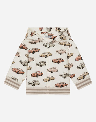 Dolce & Gabbana Sudadera con capucha de punto con estampado Imprima L1JWITHS7O3