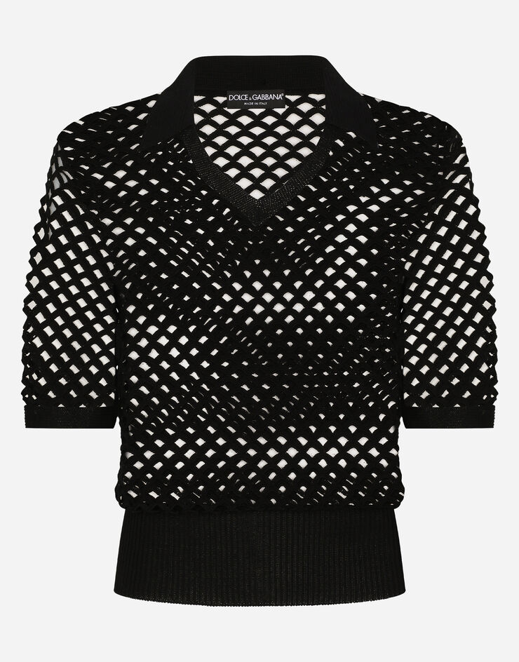 Dolce & Gabbana 棉质 Polo 针织衫 黑 GXO61TJACX8