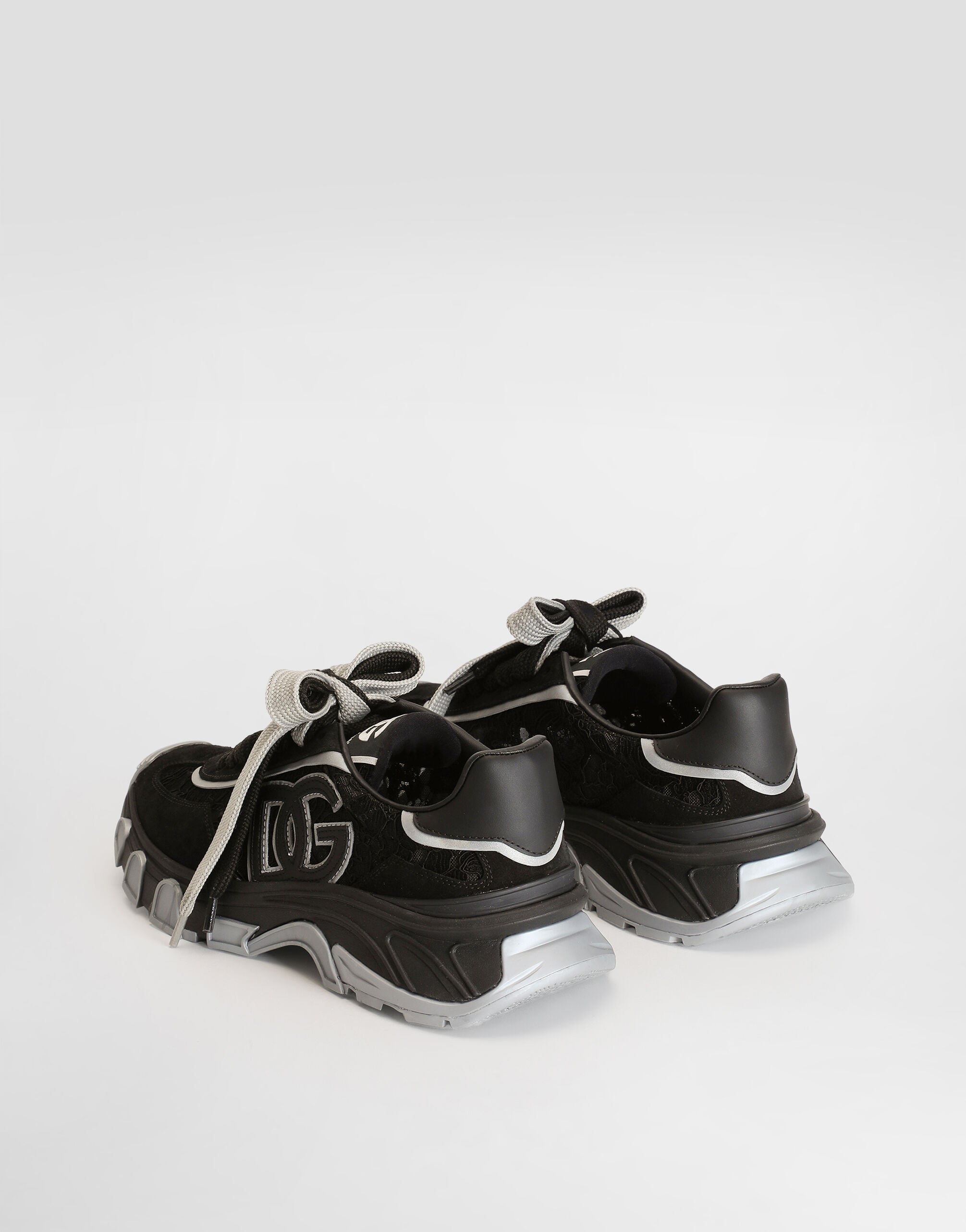 DG country road fabric sneakers in Black for Women | Dolce&Gabbana® US