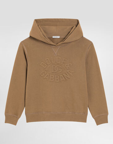 Dolce & Gabbana Hoodie with Dolce&Gabbana logo Blue L4JWLGG7OLL