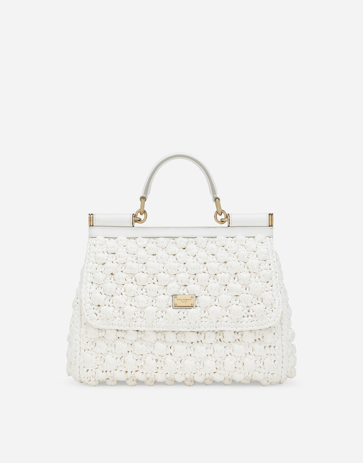Dolce & Gabbana Bolso de mano Sicily grande Blanco BB6002AY208