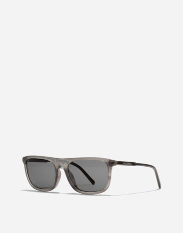 Dolce & Gabbana Everyday Sunglasses Transp grey on striped grey VG4542VP981