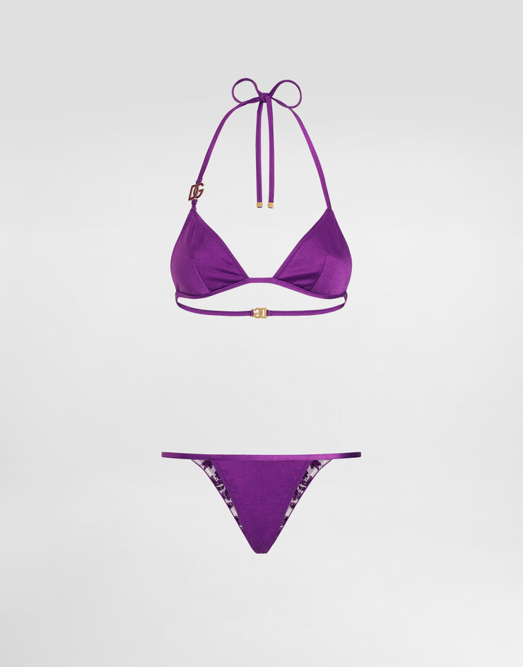 Dolce & Gabbana Triangle bikini Purple O8B76JON08J