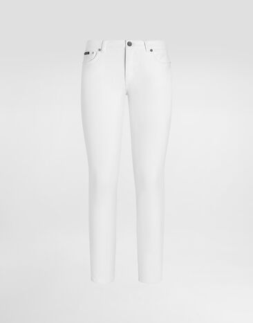 Dolce & Gabbana 5-Pocket-Hose aus Stretch-Denim Multicolor FTC68DG8OT5