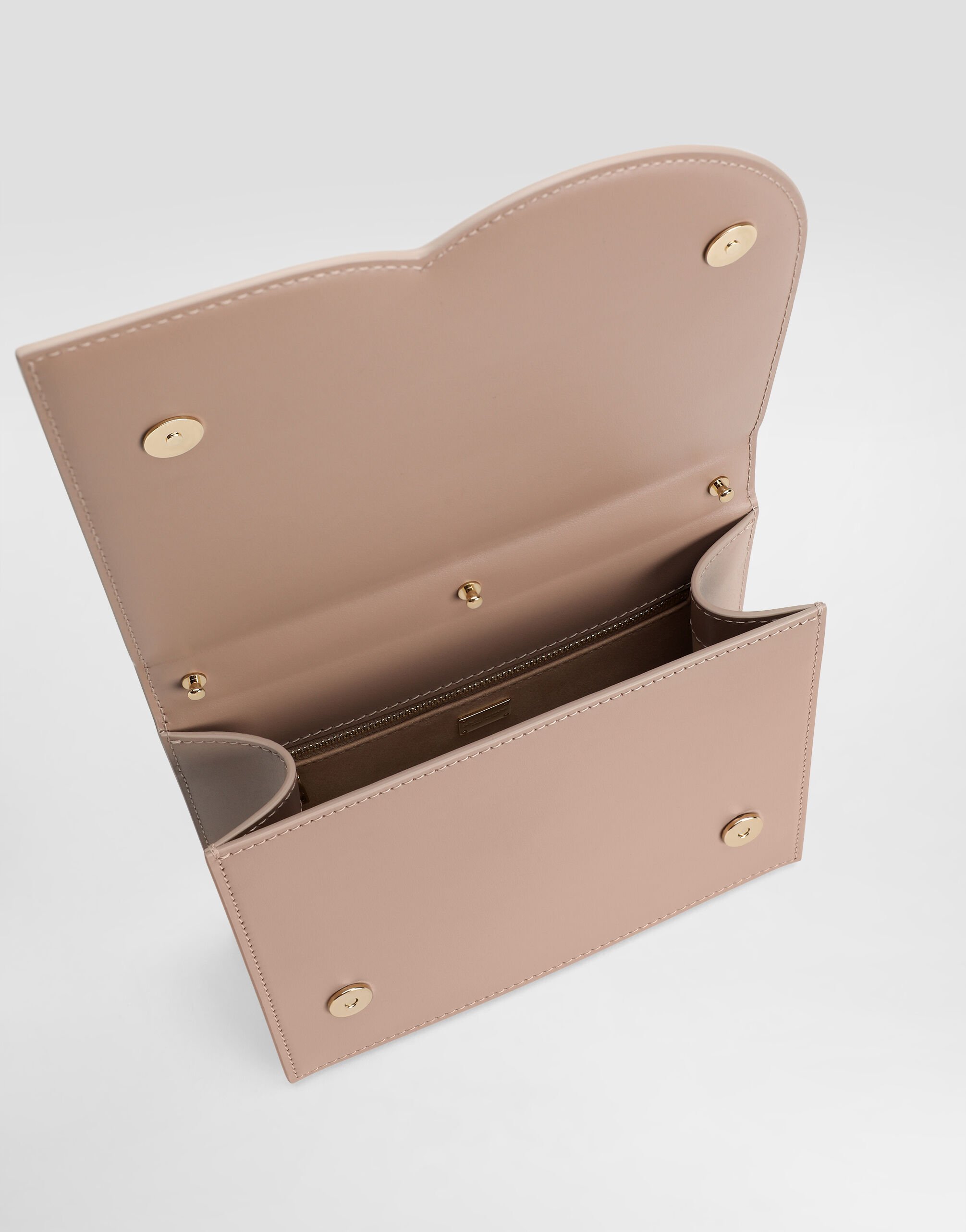 Calfskin DG Logo crossbody bag in Pale Pink for Women
