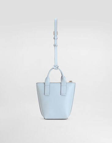 Dolce & Gabbana Minibag charm in calfskin Azure BP3418AV893