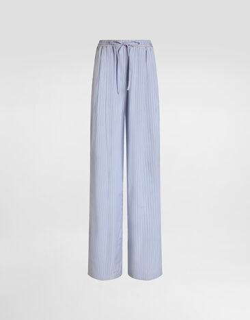 Dolce & Gabbana Striped poplin trousers Multicolor FTDLETFR510