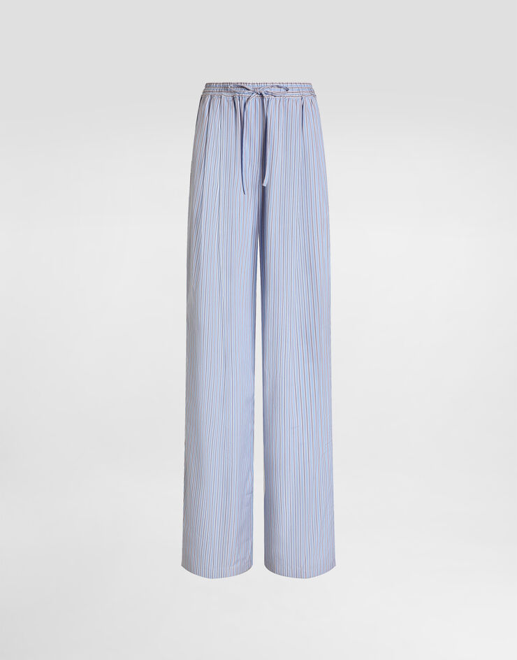 Dolce & Gabbana Striped poplin trousers Multicolor FTDLETFR510