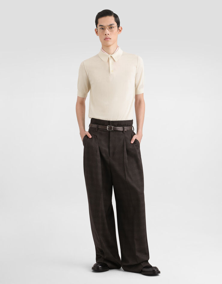 Dolce & Gabbana Glen plaid trousers  GP263TFQZA7