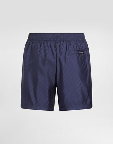 Dolce & Gabbana Jacquard logo swim boxers Blue M4A13TFJSDF