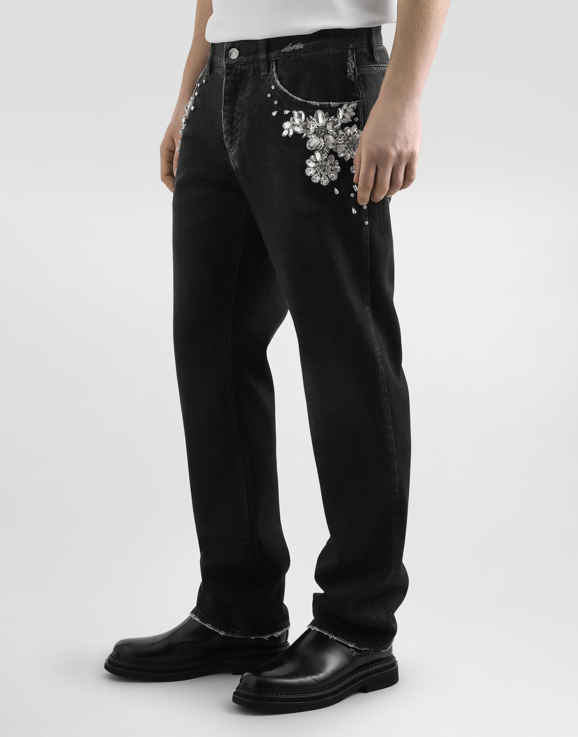 マルチカラーのメンズ デニム パンツ | Dolce&Gabbana®