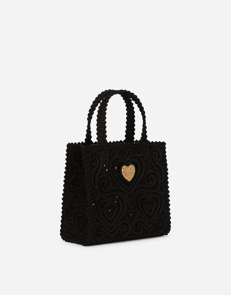 Dolce & Gabbana Cordonetto shopper Black BB7183AW717