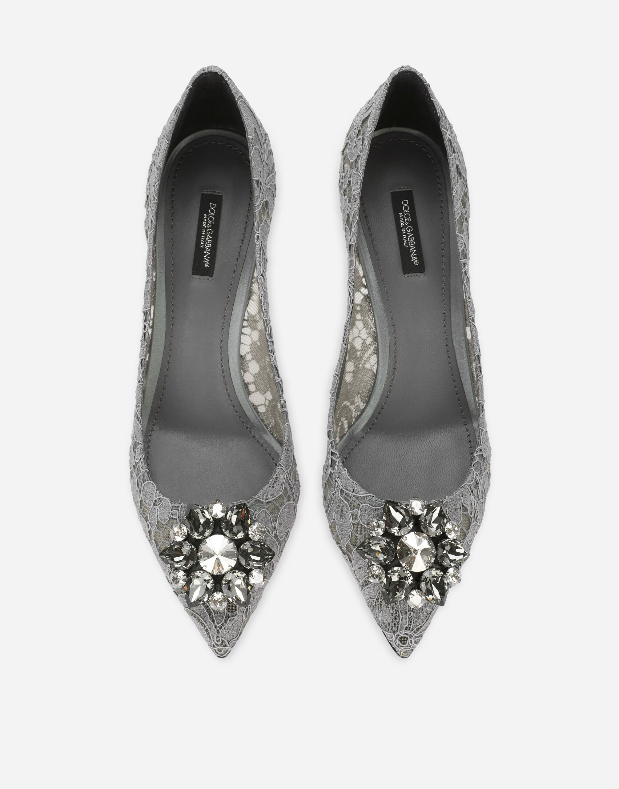 Pump In Taormina Lace With Crystals Women Dolce Gabbana