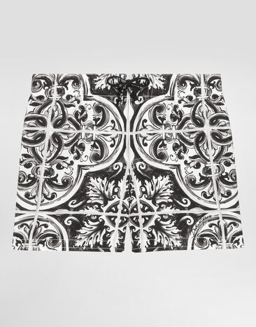 Dolce & Gabbana Majolica-print canvas medium boxer shorts Multicolor L1J818ON01C