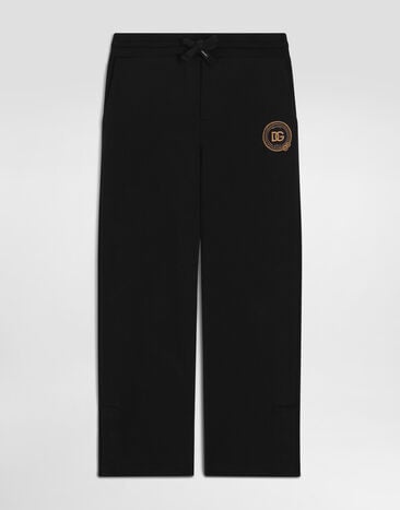 Dolce & Gabbana Fleece trousers Blue L4JPMBG7QNM