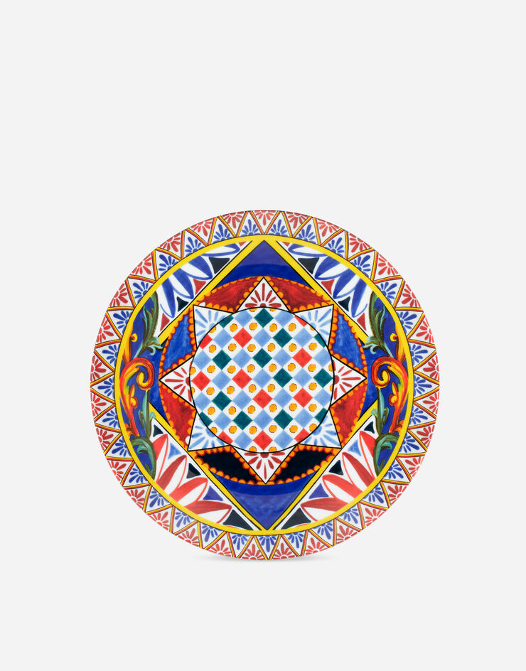 Dolce & Gabbana Набор из 2 плоских тарелок из фарфора разноцветный TC0S04TCA24