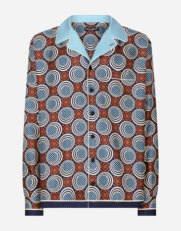 Dolce & Gabbana Printed silk shirt Print G5JH9TIS1O7