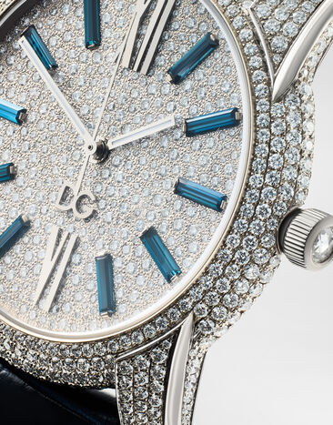 Dolce & Gabbana Special Pieces white gold watch with diamond pavé Blue/White Gold WWJE1GXPI02